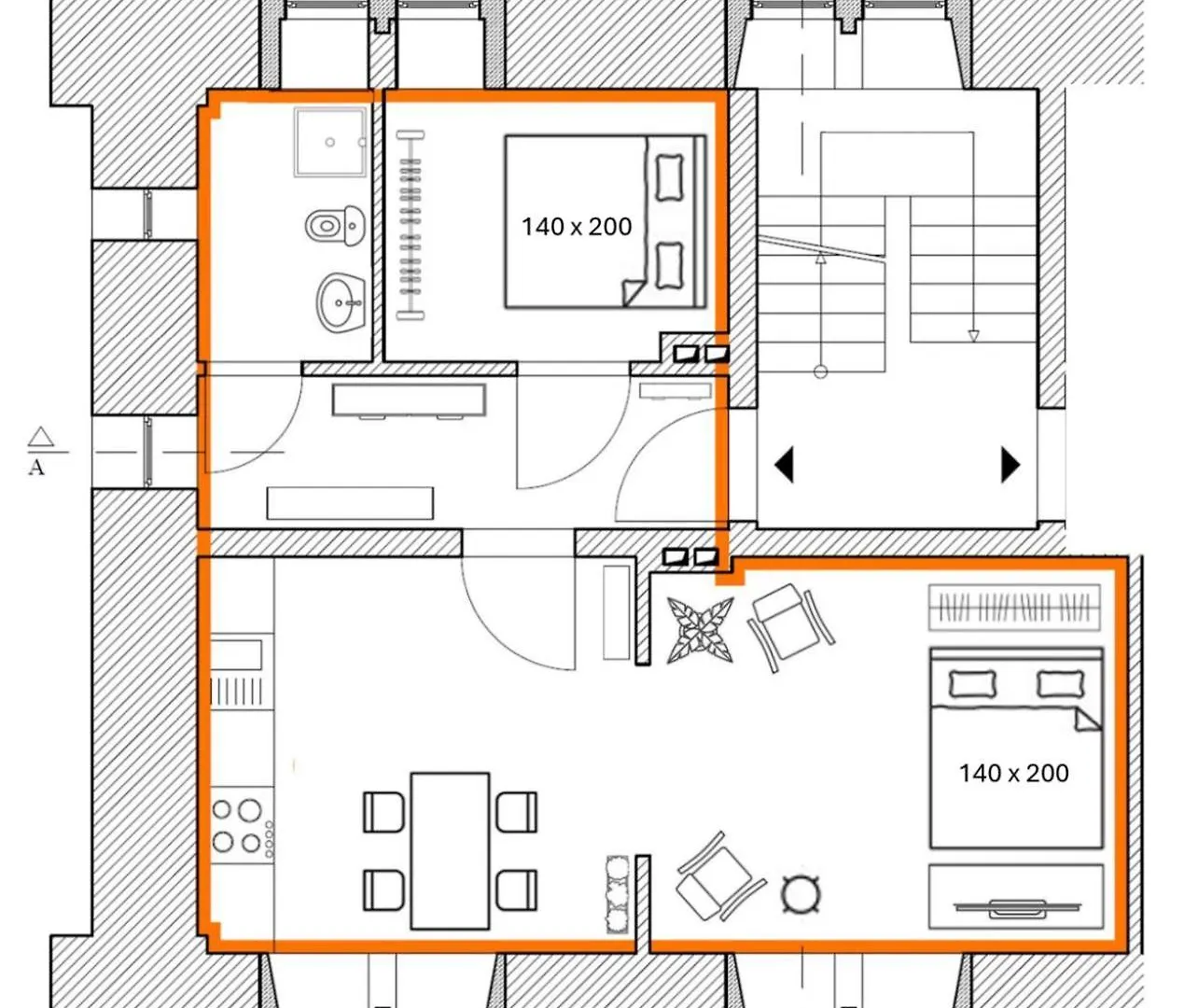 Apartmán Elbblick Hamburk